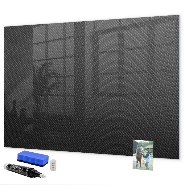 Pizarra magnética de pared con rotulador Tablero de notas y fotos