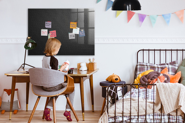 Pizarra magnética de pared con rotulador Tablero de notas y fotos