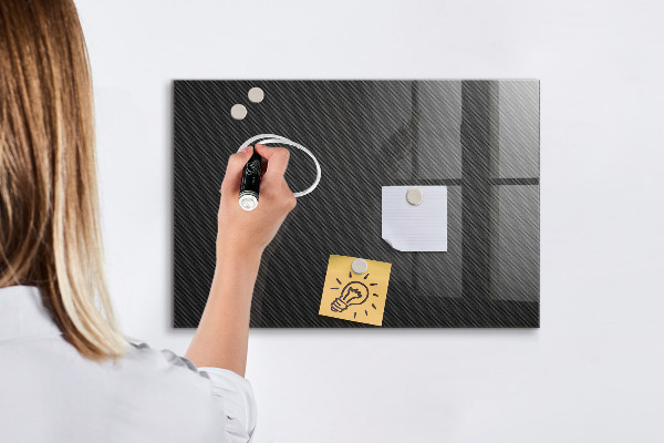 Pizarra magnética de pared con rotulador Tablero de notas y fotos