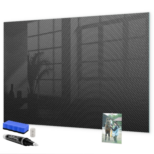Pizarra magnética de pared con rotulador Tablero de notas y fotos