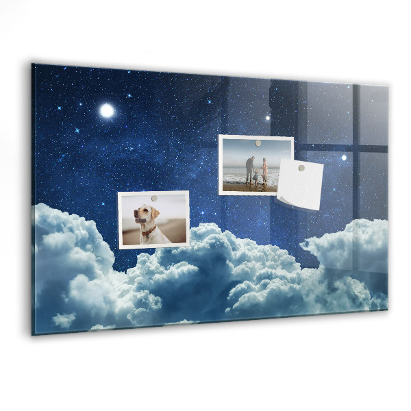 Pizarra magnética de pared con rotulador Un tablero de notas y fotos