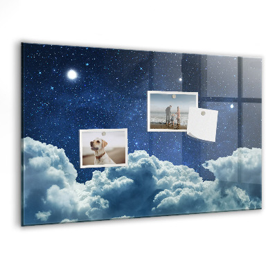 Pizarra magnética de pared con rotulador Un tablero de notas y fotos