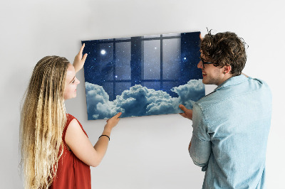 Pizarra magnética de pared con rotulador Un tablero de notas y fotos