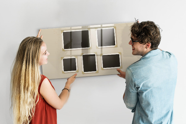 Pizarra magnética de pared con rotulador Un espacio creativo para los recuerdos familiares