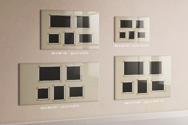 Pizarra magnética de pared con rotulador Un espacio creativo para los recuerdos familiares