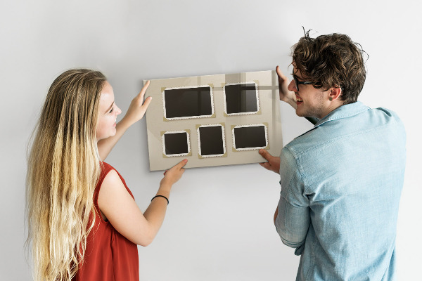 Pizarra magnética de pared con rotulador Un espacio creativo para los recuerdos familiares