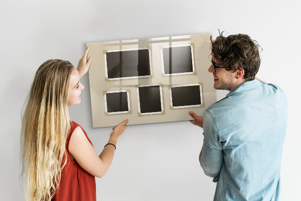 Pizarra magnética de pared con rotulador Un espacio creativo para los recuerdos familiares