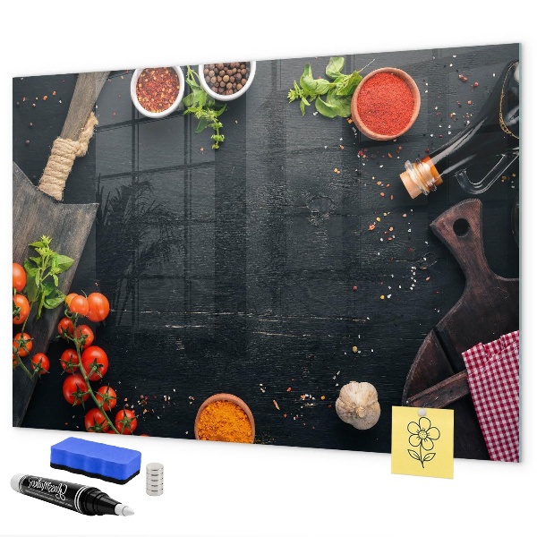 Pizarra magnética de pared con rotulador Ideas inspiradoras para la cocina con recuerdos personales
