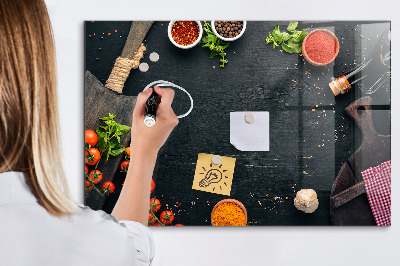 Pizarra magnética de pared con rotulador Ideas inspiradoras para la cocina con recuerdos personales