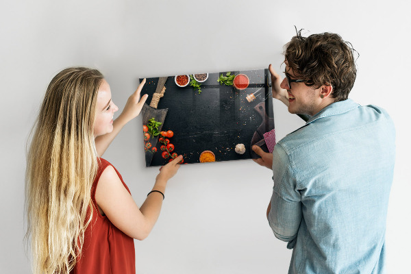 Pizarra magnética de pared con rotulador Ideas inspiradoras para la cocina con recuerdos personales