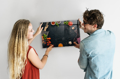 Pizarra magnética de pared con rotulador Ideas inspiradoras para la cocina con recuerdos personales