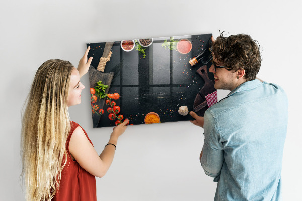 Pizarra magnética de pared con rotulador Ideas inspiradoras para la cocina con recuerdos personales