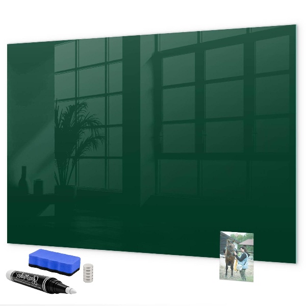 Pizarra magnética de pared con rotulador Tablero magnético para notas y fotos