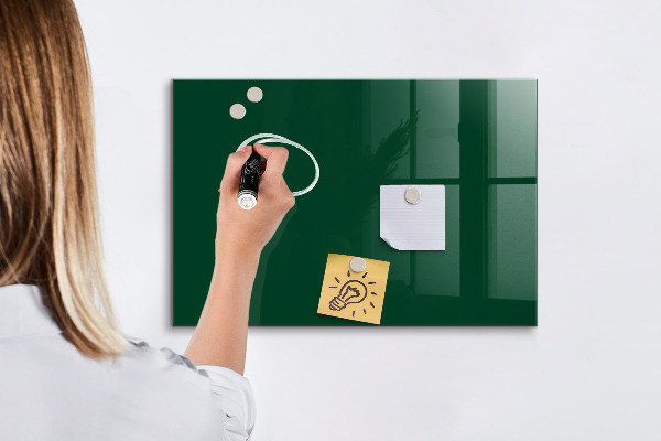 Pizarra magnética de pared con rotulador Tablero magnético para notas y fotos