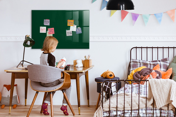 Pizarra magnética de pared con rotulador Tablero magnético para notas y fotos