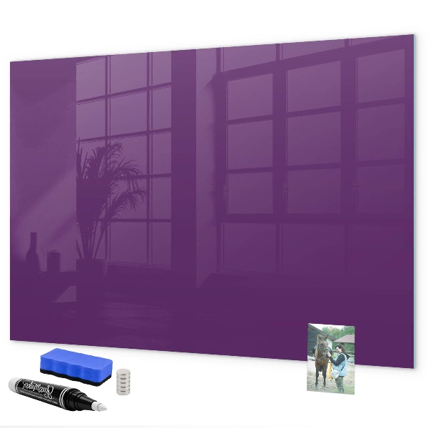 Pizarra magnética de pared con rotulador Tablero magnético para notas y fotos