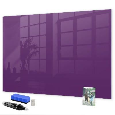 Pizarra magnética de pared con rotulador Tablero magnético para notas y fotos