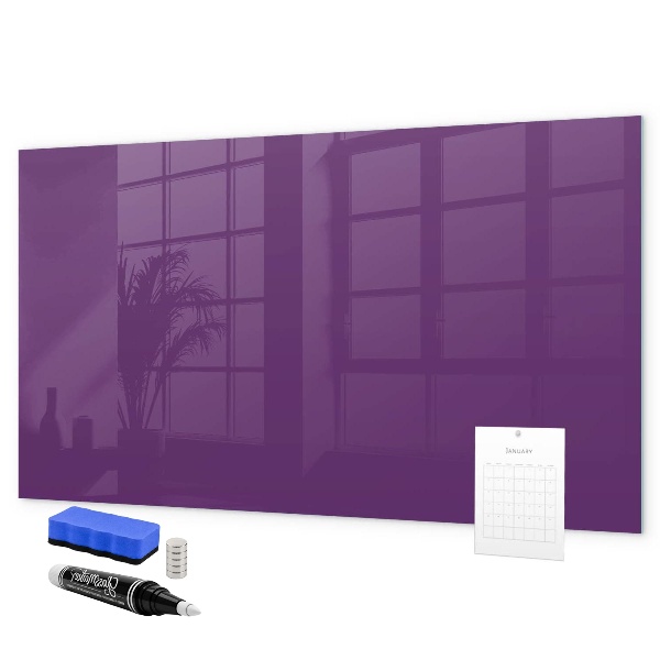 Pizarra magnética de pared con rotulador Tablero magnético para notas y fotos