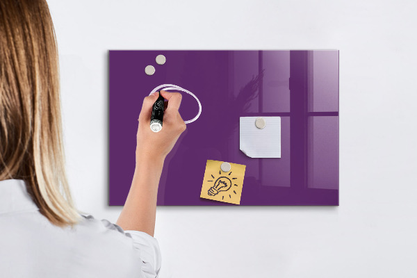 Pizarra magnética de pared con rotulador Tablero magnético para notas y fotos