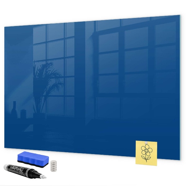 Pizarra magnética de pared con rotulador Un práctico tablero para notas y fotos.