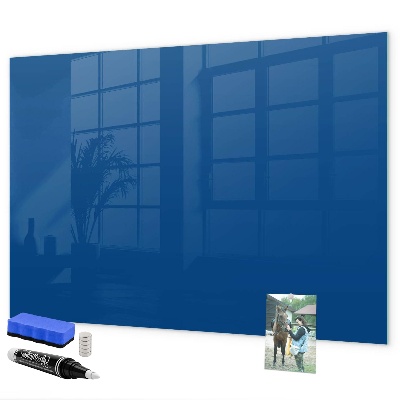 Pizarra magnética de pared con rotulador Un práctico tablero para notas y fotos.