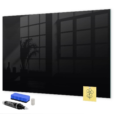 Pizarra magnética de pared con rotulador Tablero moderno para notas y fotos