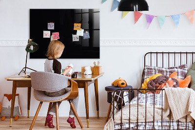 Pizarra magnética de pared con rotulador Tablero moderno para notas y fotos