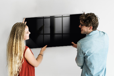 Pizarra magnética de pared con rotulador Tablero moderno para notas y fotos
