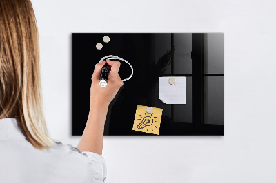 Pizarra magnética de pared con rotulador Tablero moderno para notas y fotos