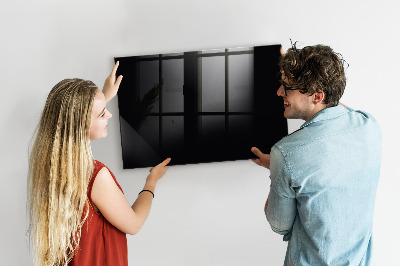 Pizarra magnética de pared con rotulador Tablero moderno para notas y fotos