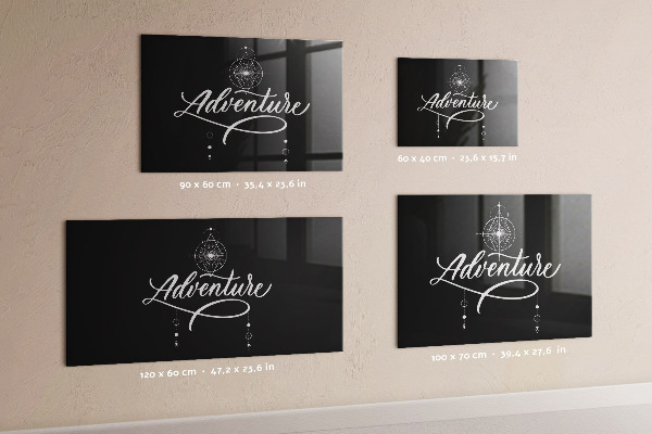 Pizarra magnética de pared con rotulador Tablero de exhibición de fotos moderno