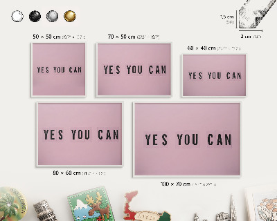 Tablero magnético metálico para souvenirs en color blanco Motivación cada día