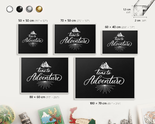 Tablero magnético de pared para imanes con marco blanco Hora de aventuras