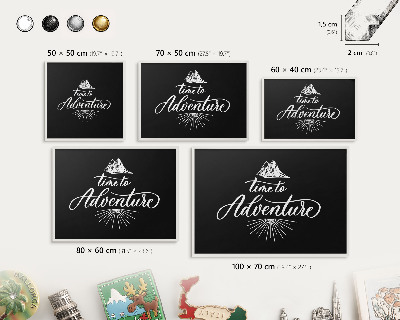 Tablero magnético de pared para imanes con marco blanco Hora de aventuras