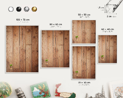 Tablero magnético metálico para souvenirs en color blanco Tablas de madera