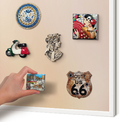 Tablero magnético de pared para imanes con marco blanco Beige suave