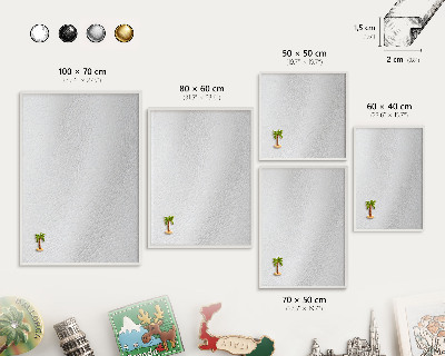 Tablero magnético metálico para souvenirs en color blanco Textura elegante