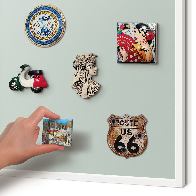 Tablero magnético de pared para imanes con marco blanco Menta clara