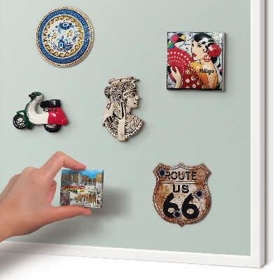 Tablero magnético de pared para imanes con marco blanco Menta clara