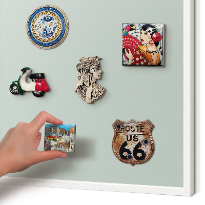Tablero magnético de pared para imanes con marco blanco Menta clara