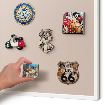 Tablero magnético de pared para imanes con marco blanco Rosa beige