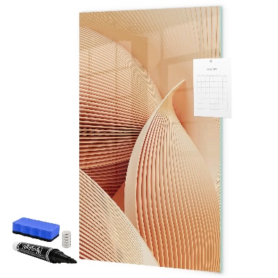 Pizarra borrable de cristal con imanes Tablero moderno para notas y fotos