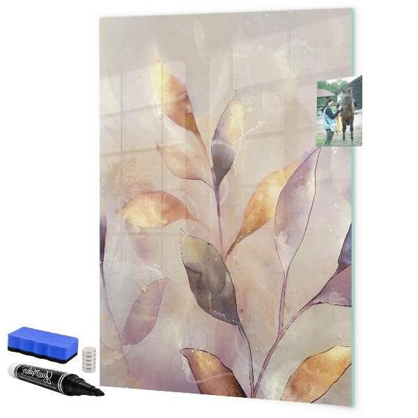 Pizarra magnética de pared con rotulador Tablero de exhibición de fotos creativo