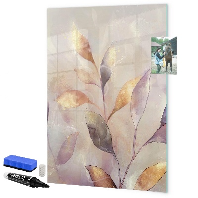 Pizarra magnética de pared con rotulador Tablero de exhibición de fotos creativo