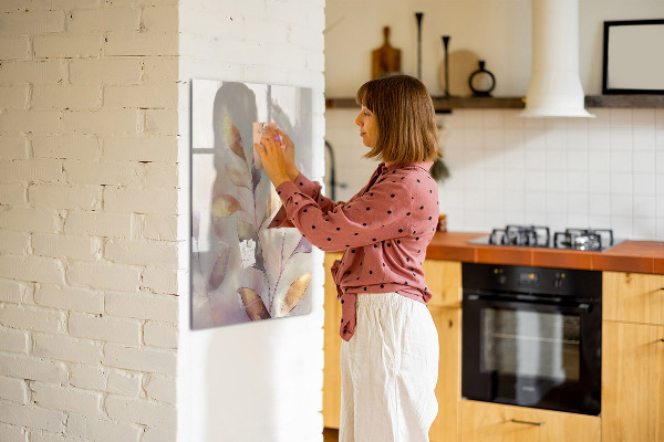 Pizarra magnética de pared con rotulador Tablero de exhibición de fotos creativo