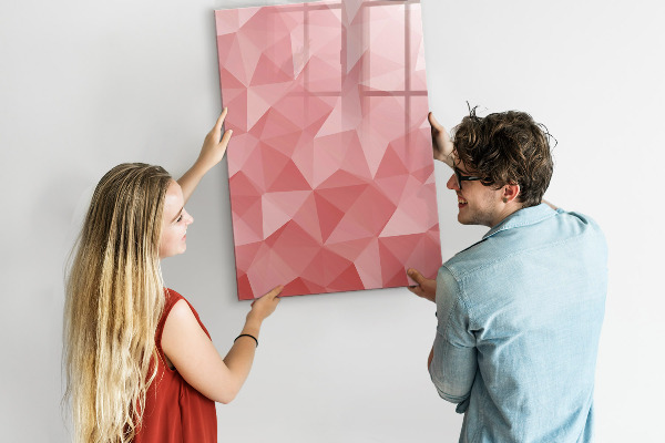 Pizarra magnética de pared con rotulador Un tablero colorido para notas y fotos.