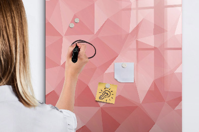 Pizarra magnética de pared con rotulador Un tablero colorido para notas y fotos.