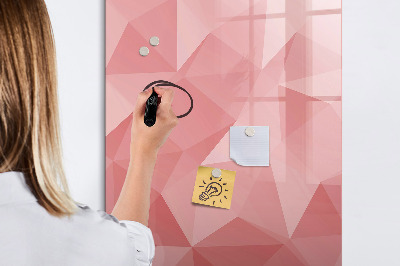 Pizarra magnética de pared con rotulador Un tablero colorido para notas y fotos.