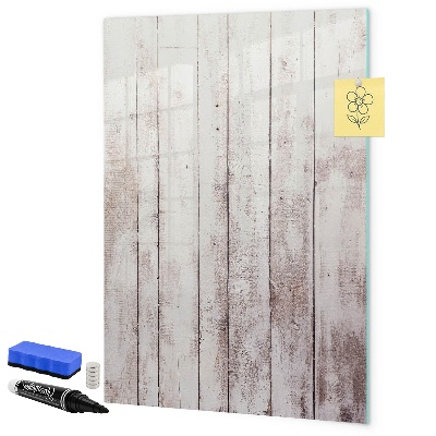 Pizarra magnética de pared con rotulador Un tablero para presentar fotos y notas.