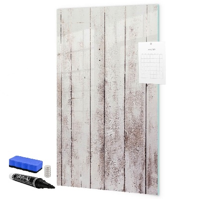 Pizarra magnética de pared con rotulador Un tablero para presentar fotos y notas.